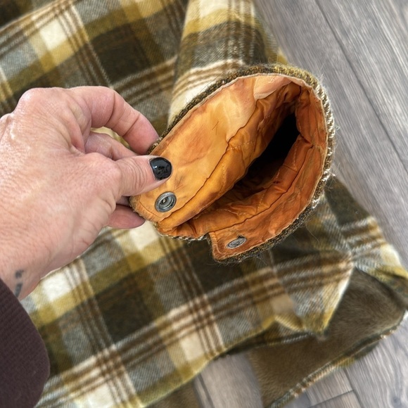 Towncraft Vintage super warm flannel plaid lined Pennys Jacket / Coat size Large - Picture 11 of 15